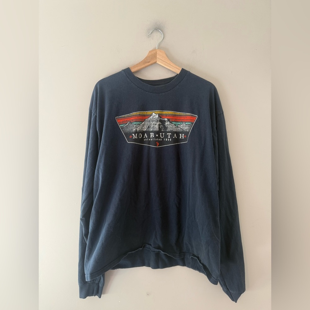 Parks‎ Project tee top t-shirt Sweatshirt Size XL Moab Utah pullover Zion arches